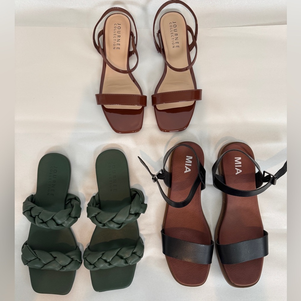 Size 8.5 Summer Sandal Bundle